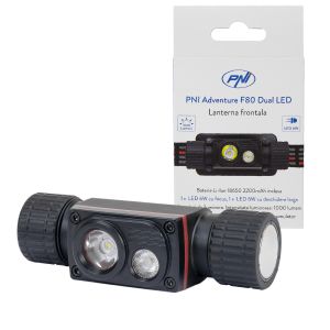 Lanterna frontala PNI Adventure F80