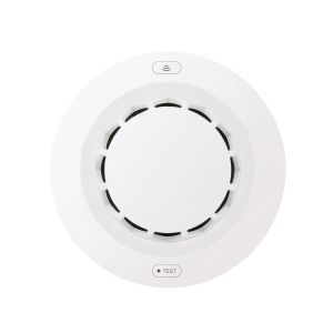 Senzor de fum wireless PNI SafeHouse HS262 compatibil cu aplicatia Tuya, alarma sonora