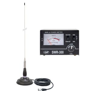 Antena CB PNI ML100 si reflectometru pentru masurare SWR