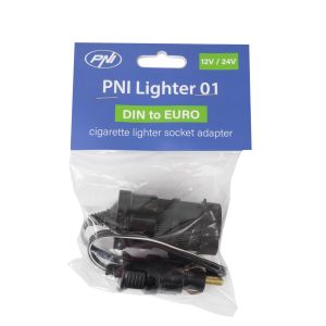 Adaptor DIN la priza de bricheta EURO PNI Lighter 01 cu cablu prelungitor