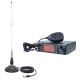 HP 9001 PRO ASQ reglabil, AM-FM, 12V, 4W + Antena CB PNI ML100