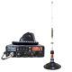 Kit Statie radio CB President Richard ASC 10M + Antena CB PNI ML70, lungime 70cm, 26-30MHz, 200W