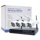 Kit supraveghere video PNI House WiFi550 NVR si 4 camere wireless, 1.0MP