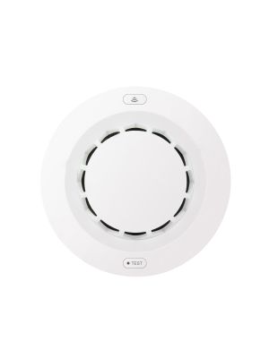 Senzor de fum wireless PNI SafeHouse HS262 compatibil cu aplicatia Tuya, alarma sonora