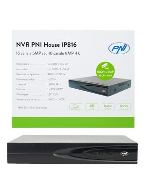 NVR PNI House IP816 cu 16 canale