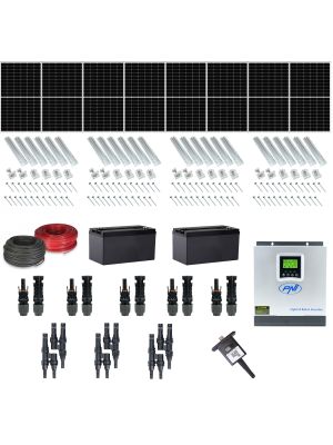 Kit fotovoltaic cu 8 panouri 370W monocristalin