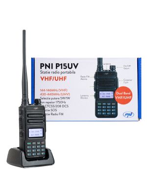 Statie radio portabila VHF/UHF PNI P15UV