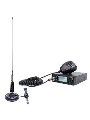 Pachet Statie radio CB PNI Escort HP 9700 USB si Antena CB PNI LED 2000 cu baza magnetica