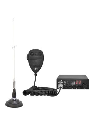 Kit Statie radio CB PNI ESCORT HP 8000L ASQ + Antena CB PNI ML100