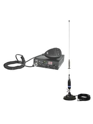 Pachet statie radio CB PNI ESCORT HP 8000L ASQ + Antena CB PNI S75 cu magnet