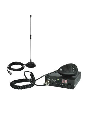 Kit Statie radio CB PNI ESCORT HP 8024 ASQ + Antena CB PNI Extra 40