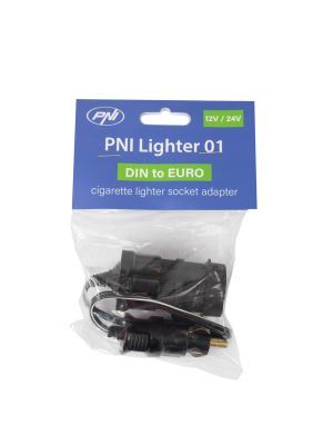 Adaptor DIN la priza de bricheta EURO PNI Lighter 01 cu cablu prelungitor