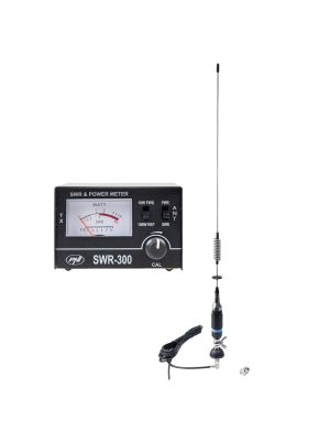 Antena CB PNI S75 si reflectometru pentru masurare SWR