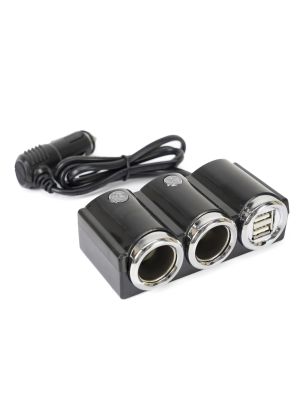 Spliter bricheta auto PNI Lighter 20 12V/24V 2 iesiri, 2 x USB, indicator LED